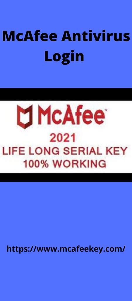 mcafee antivirus live log in.